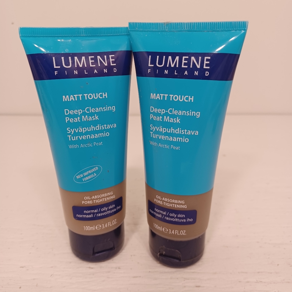 New Lumene Finland Matt Touch peat mask